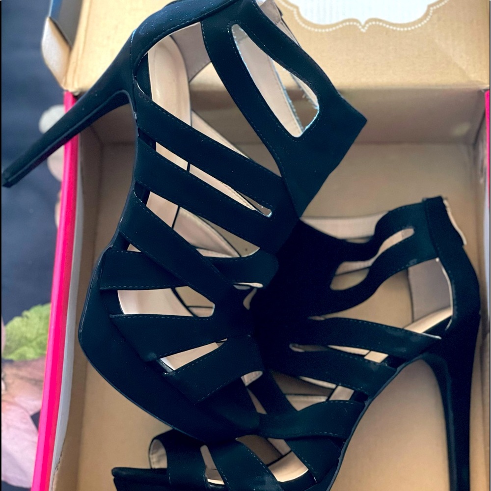 Black heels